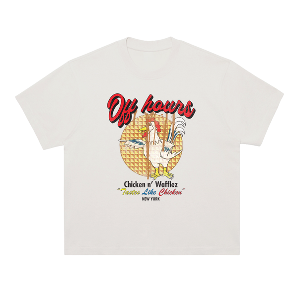 Chicken N' Wafflez Tee - White