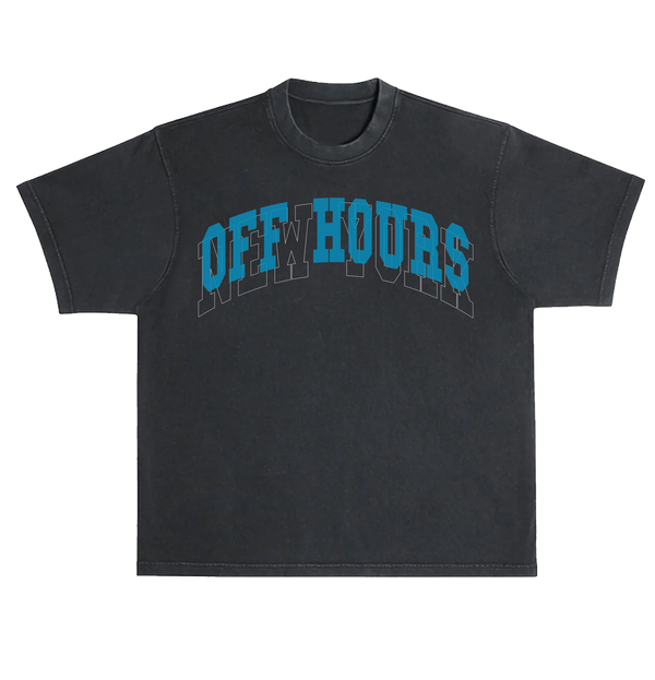 Off Hours Stitch Print Overlay Shirt