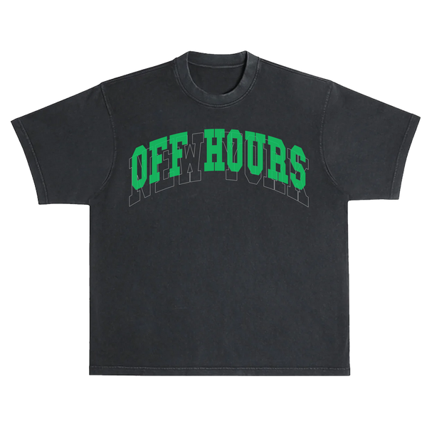 Off Hours Stitch Print Overlay Shirt
