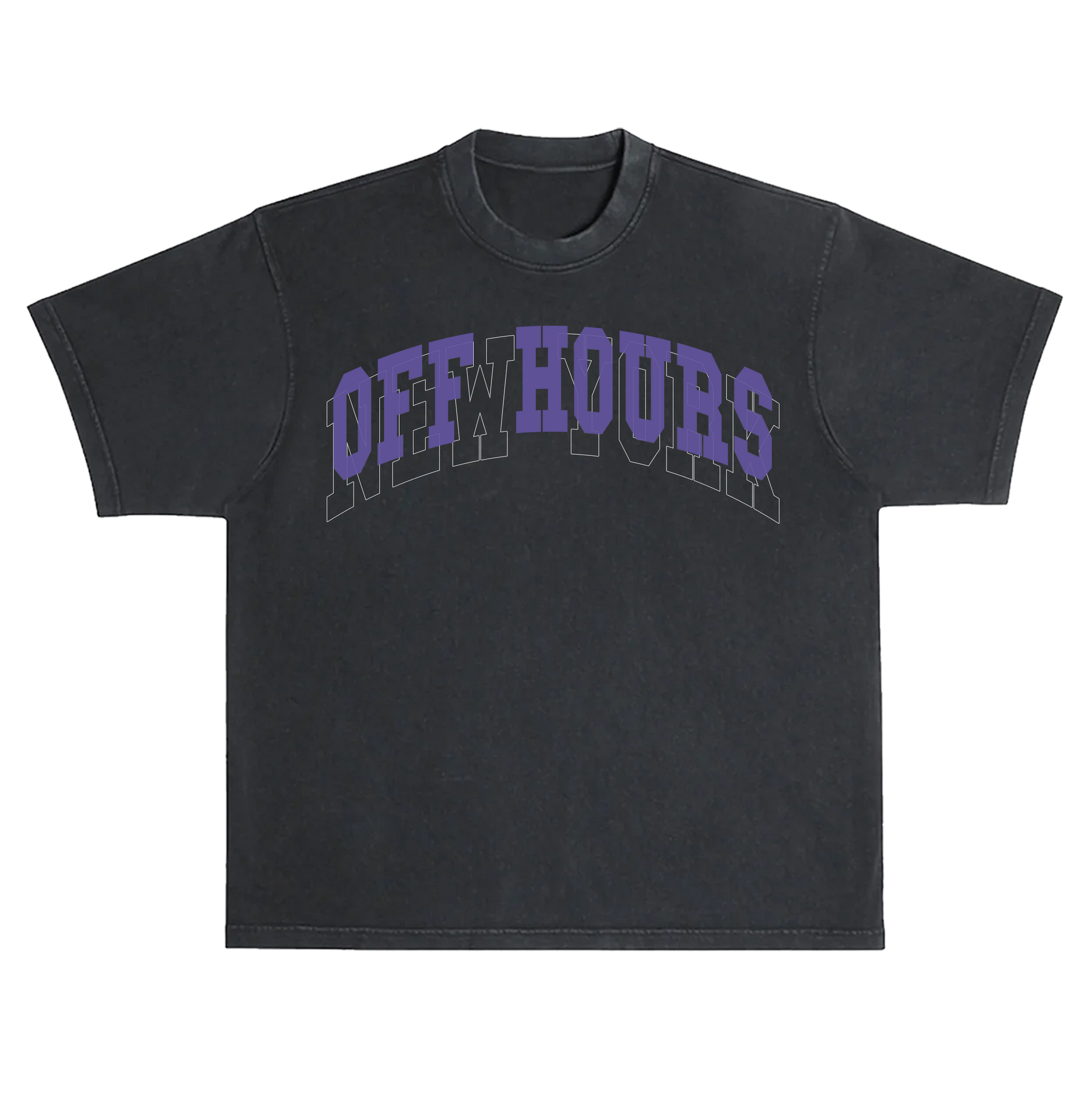 Off Hours Stitch Print Overlay Shirt