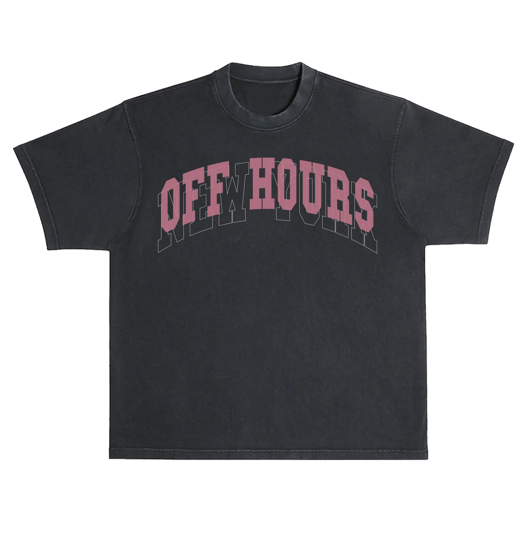Off Hours Stitch Print Overlay Shirt