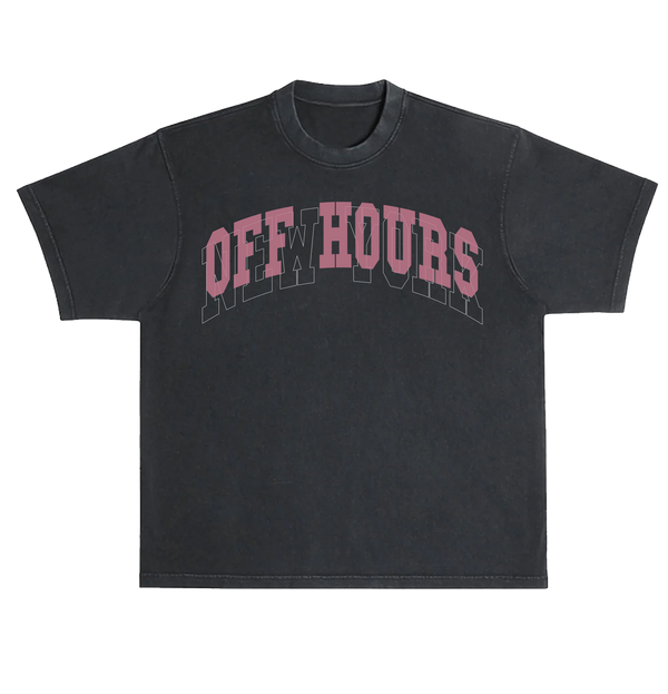 Off Hours Stitch Print Overlay Shirt