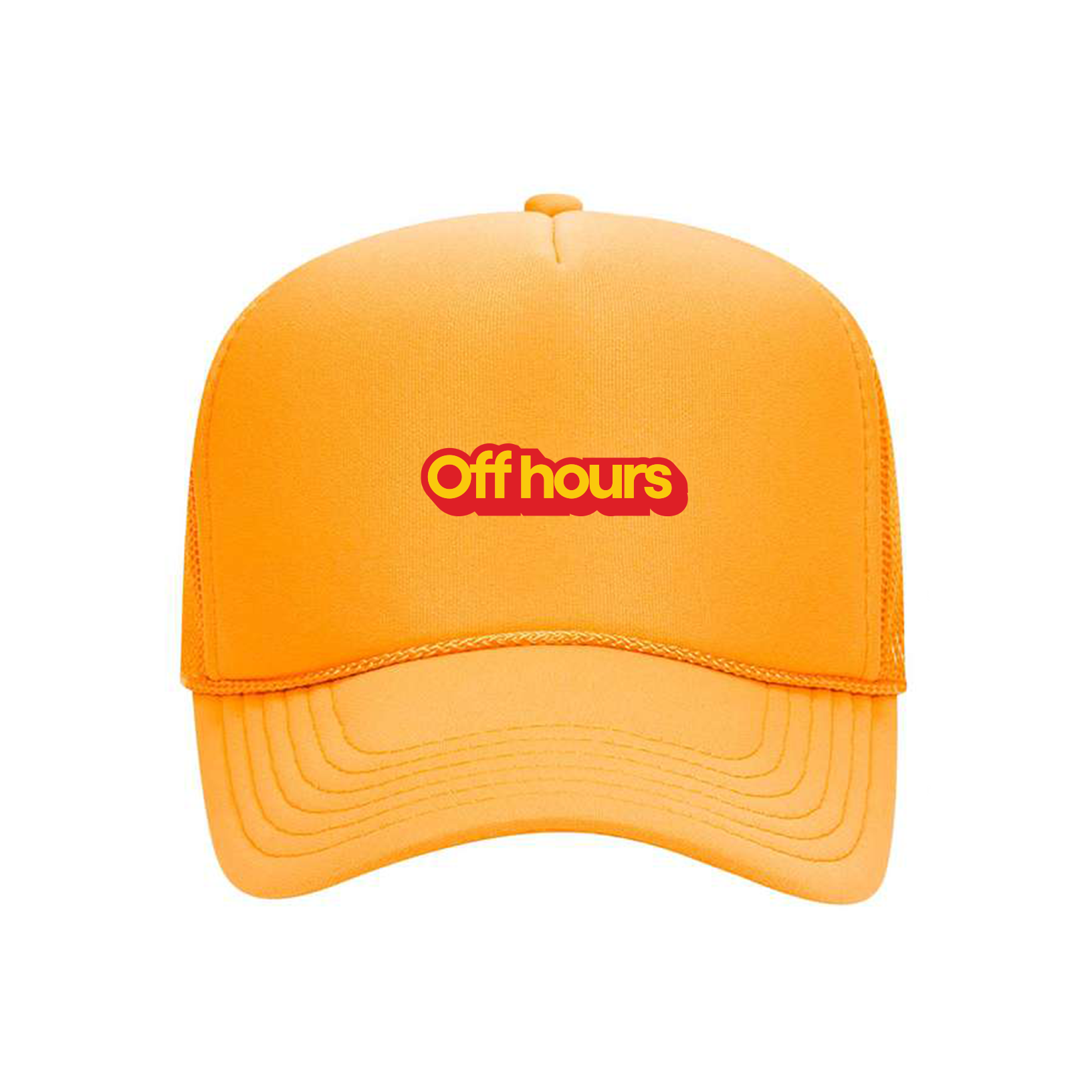 Off hours Logo Trucker - Yellow